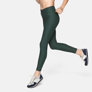 Outdoor Voices 3/4 Leggings in Hunter Green